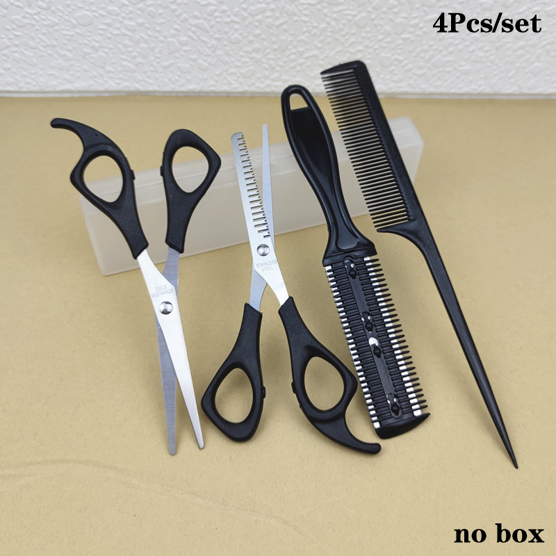Grooming Scissors - 「4PCS Haarschaar Kappersschaar Uitdunnende Knipschaar Haarknippen