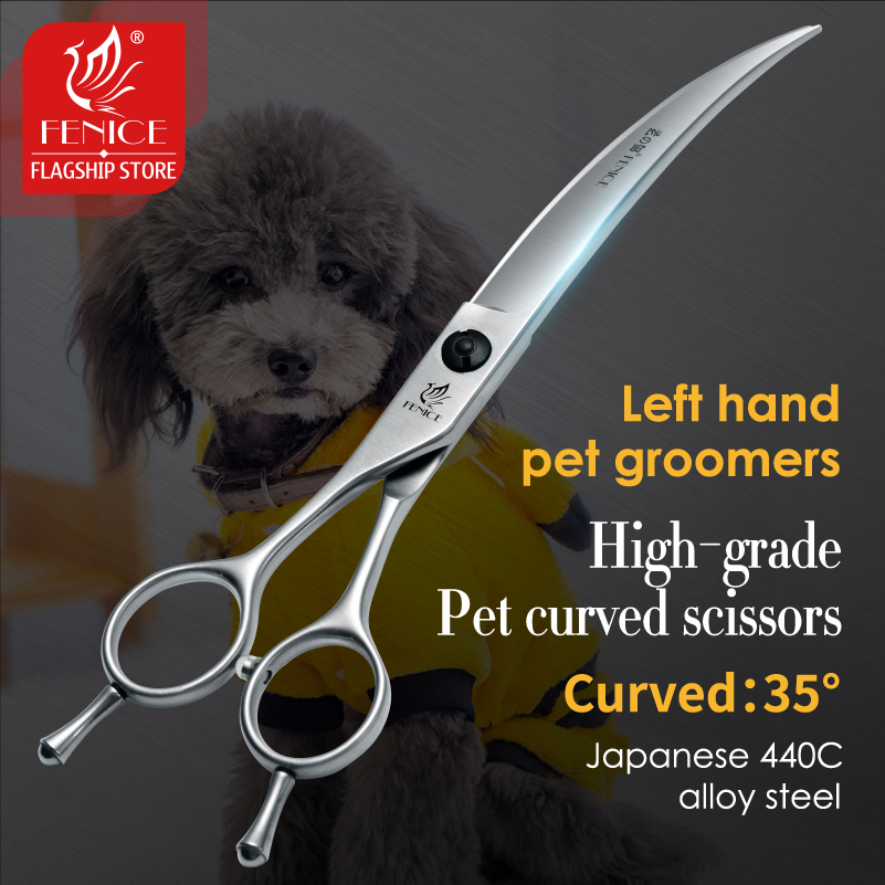 Grooming Scissors - Fenice Professionele Linkerhand 7/7.5 Inch Super
