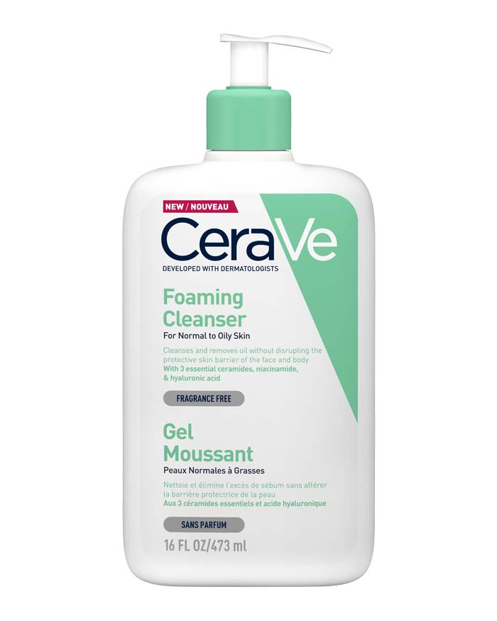 Hair Clipper - CeraVe schuimende gezichtsreiniger, verkrijgbaar in verpakkingen