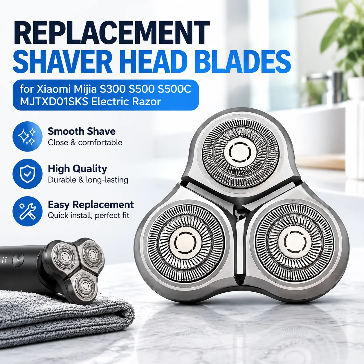 Vervangende scheerkopjes voor  - Electric Razor recensie en prijs