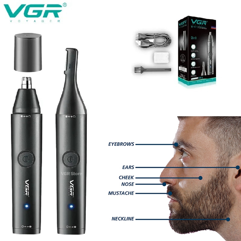 VGR Wasbare neushaartrimmer Ba - Beard Trimmer recensie en prijs