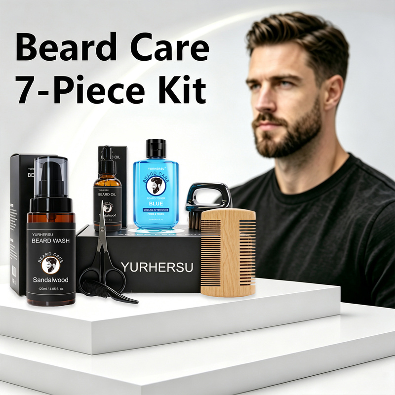 Baardverzorgingsset (7 stuks) - Beard Oil recensie en prijs