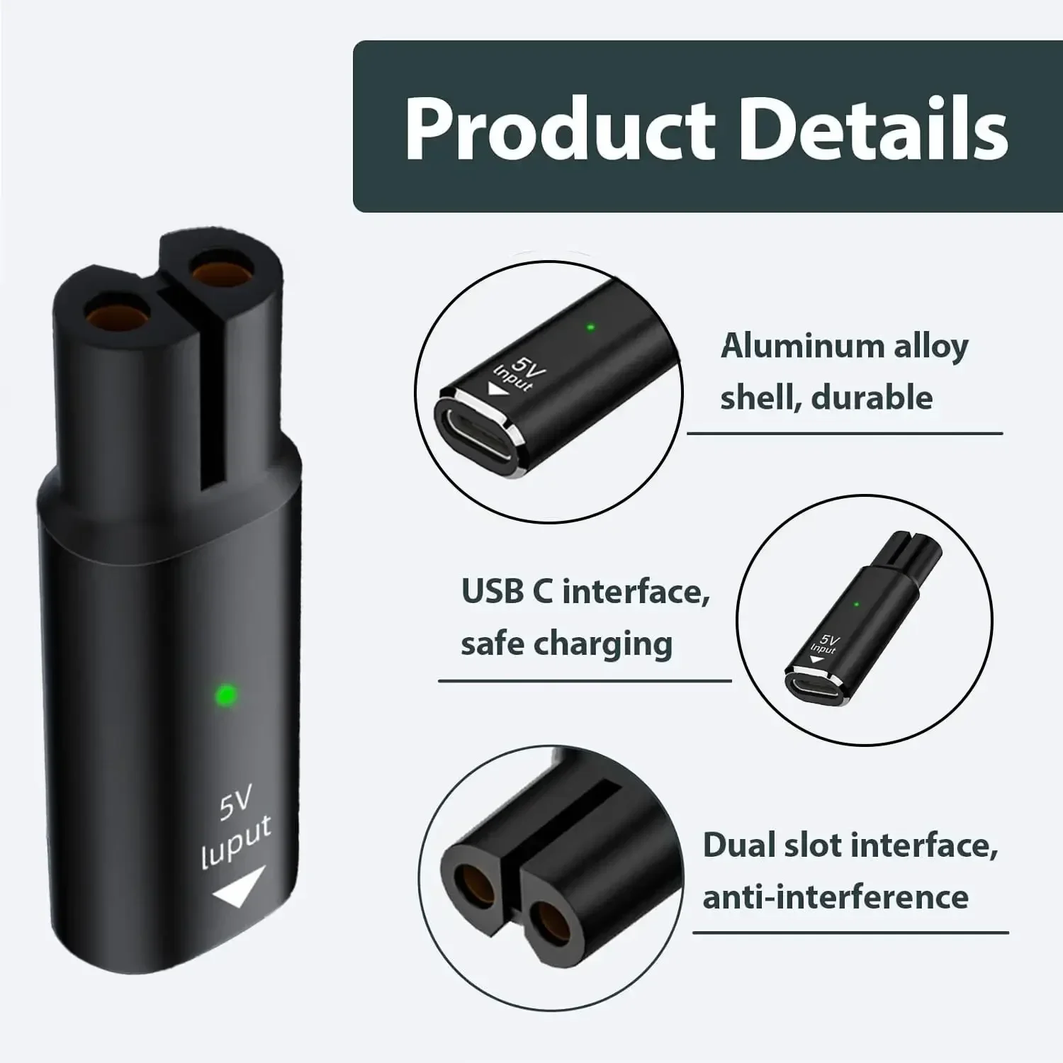 5V Type-C Scheerapparaat Adapt - Beard Trimmer recensie en prijs