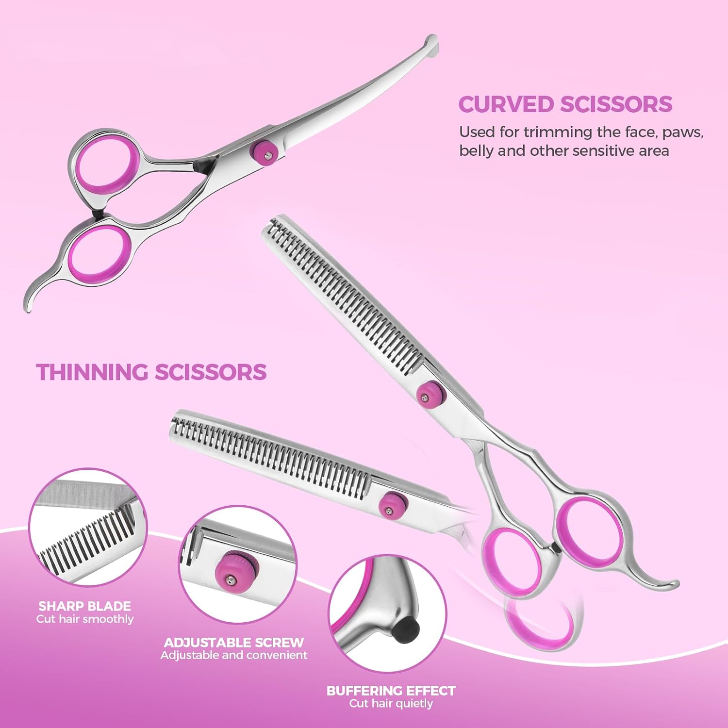 3-delige set hondentrimmers me - Grooming Scissors recensie en prijs